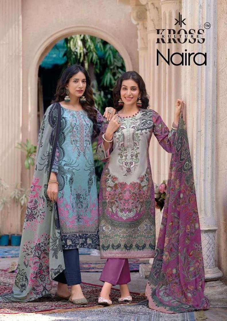 Kross Kulture Naira Cotton With Exclusive Self Embroidery Work Fancy Designer Salwar Kameez