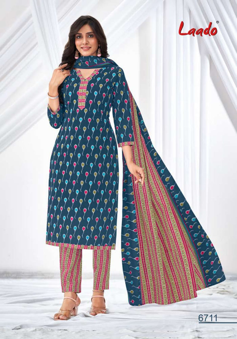 Laado Vol 67 Pure Cotton Printed Daily Wear Salwar Kameez