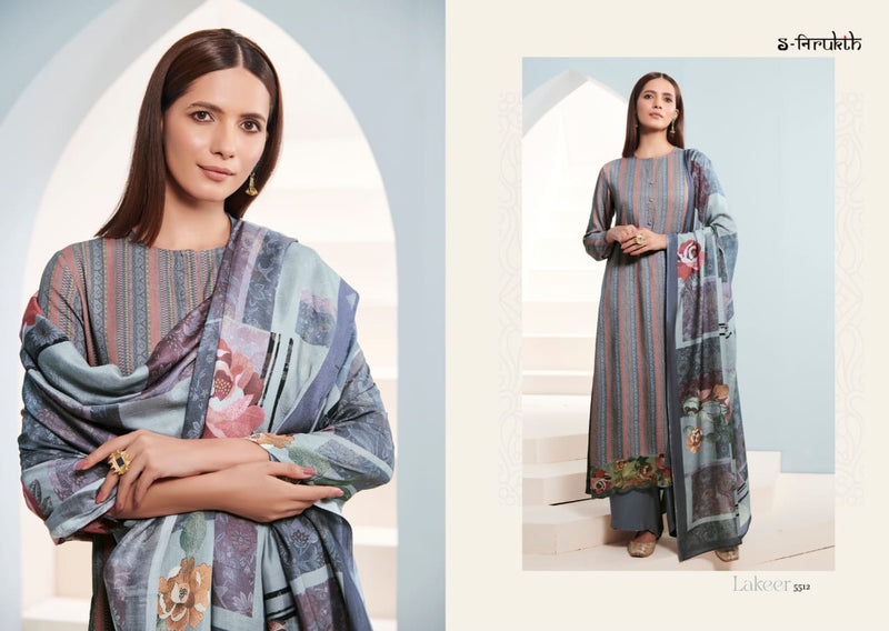 S Nirukth Lakeer Cotton Digital Print With Embroidery Work Suits
