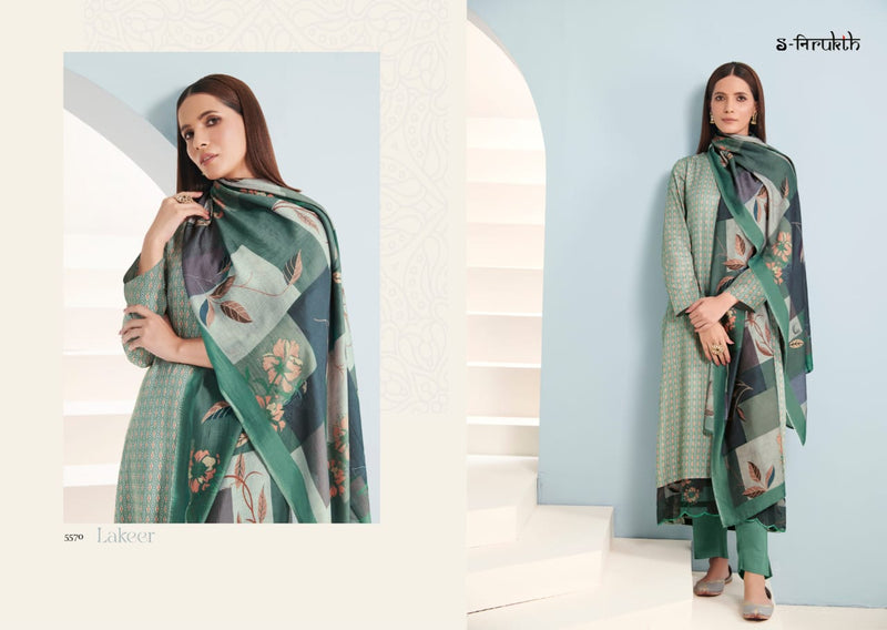 S Nirukth Lakeer Cotton Digital Print With Embroidery Work Suits