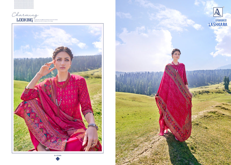 Alok Suit Lashkara Pashmina Designer Handwork Designer Suit Collection