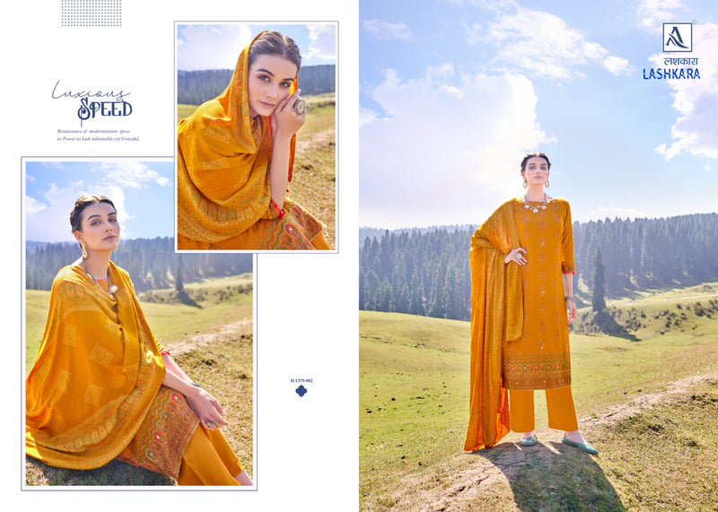 Alok Suit Lashkara Pashmina Designer Handwork Designer Suit Collection