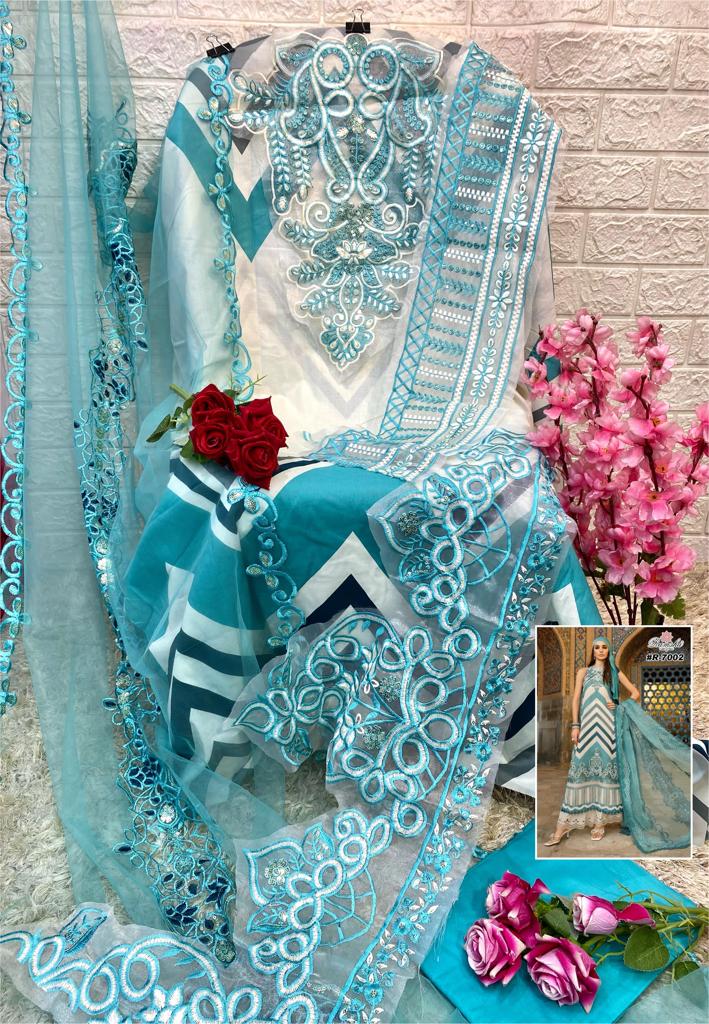 Ramsha Riwaj Lawn Collection Cotton Embroidery Work Suits Collection