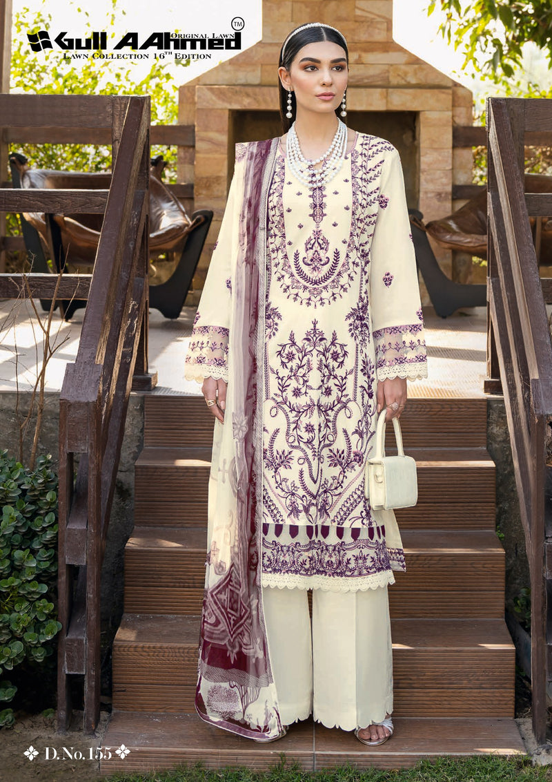 Gull Aahmed Lawn Collection Vol 16 Lawn Cotton Digital Printed Salwar Kameez