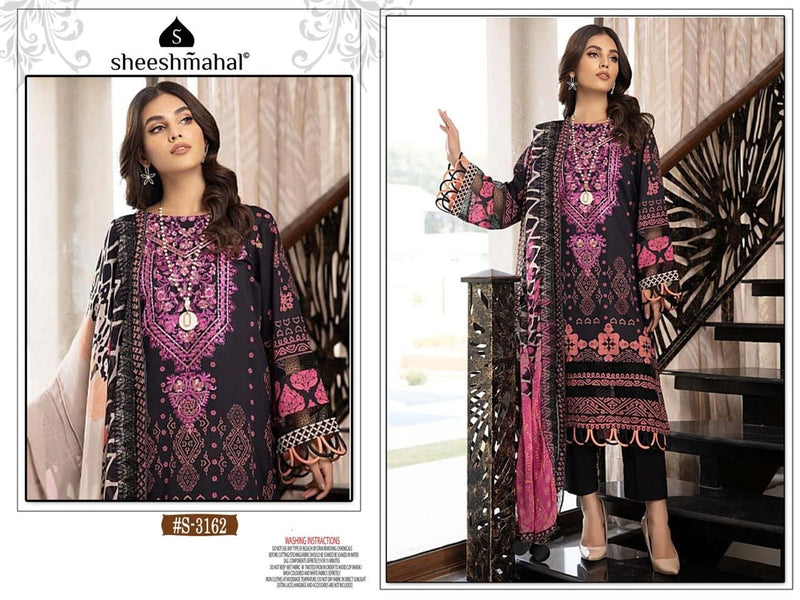 Sheeshmahal Lawn Collection Vol 2 Lawn Cotton Print With Embroidery Designer Salwar Kameez