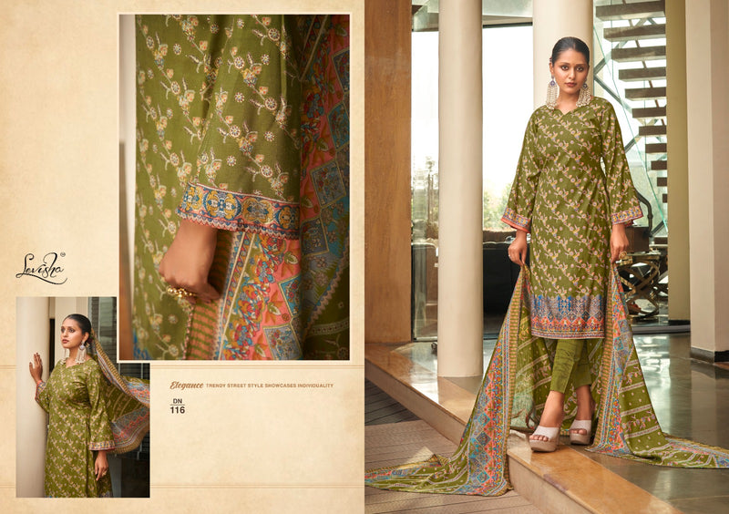 Levisha Aleena Muslin Digital Print With Elegant Handwork Designer Suit Collection