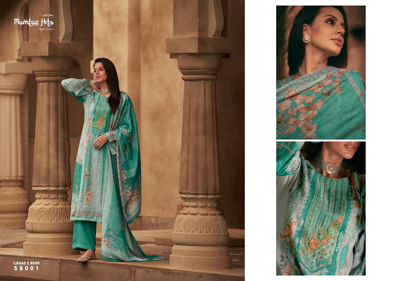 Mumtaz Arts Libas E Noor Pashmina Viscose Digital Print With Heavy Embroidery Suits