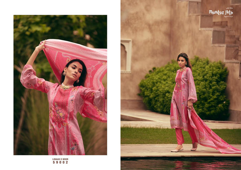 Mumtaz Arts Libas E Noor Pashmina Viscose Digital Print With Heavy Embroidery Suits