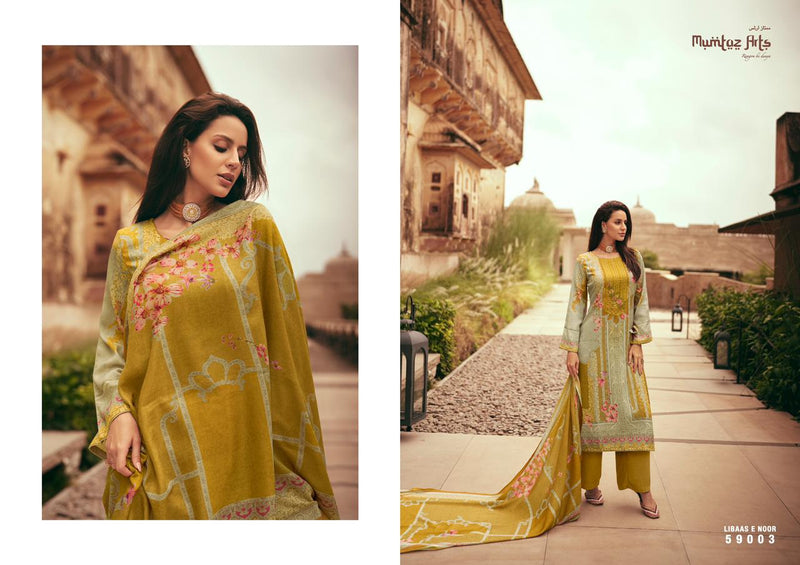 Mumtaz Arts Libas E Noor Pashmina Viscose Digital Print With Heavy Embroidery Suits