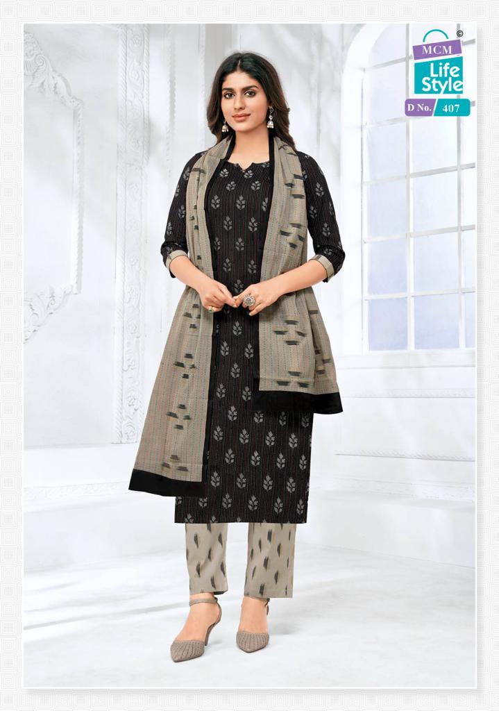MCM LIFESTYLE VOL 4 COTTON PRINTED FANCY KURTI