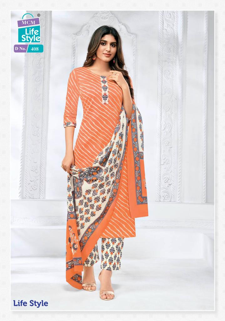 MCM LIFESTYLE VOL 4 COTTON PRINTED FANCY KURTI