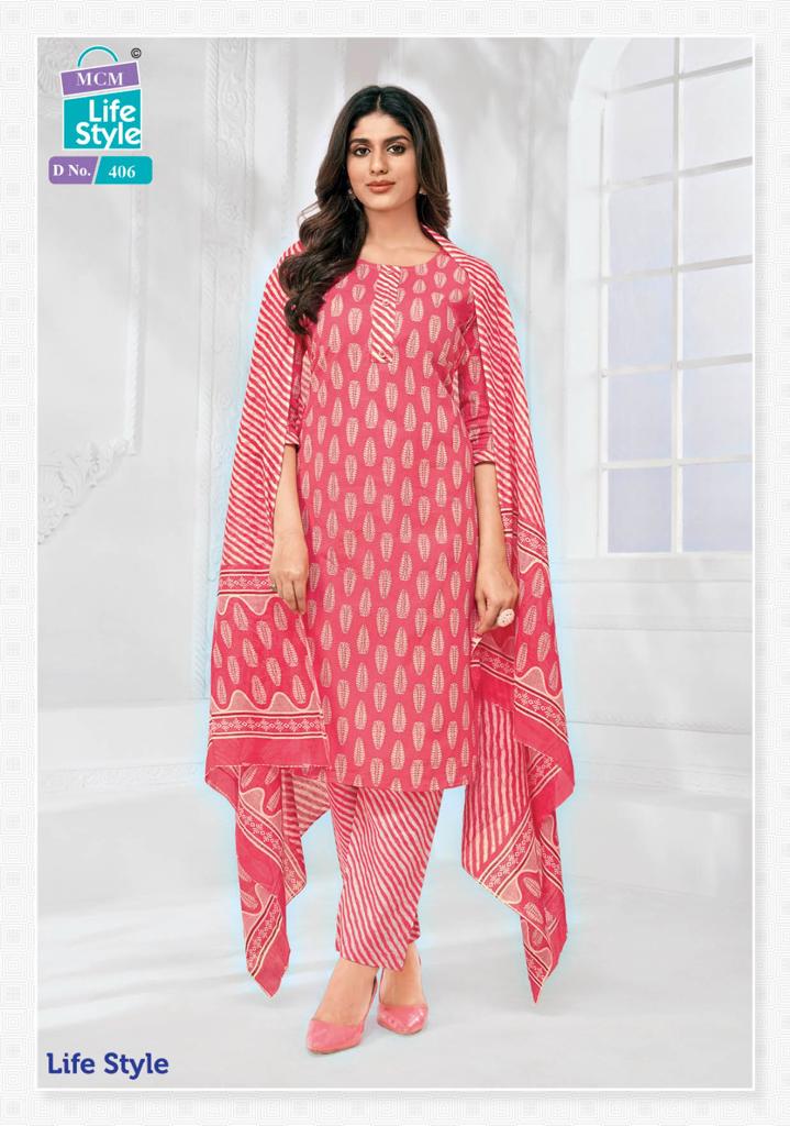 MCM LIFESTYLE VOL 4 COTTON PRINTED FANCY KURTI