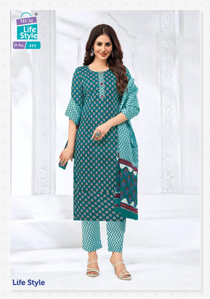 MCM LIFESTYLE VOL 4 COTTON PRINTED FANCY KURTI