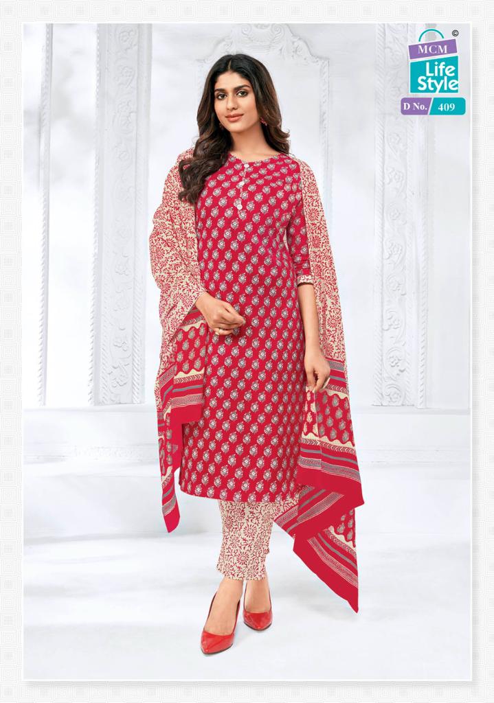 MCM LIFESTYLE VOL 4 COTTON PRINTED FANCY KURTI