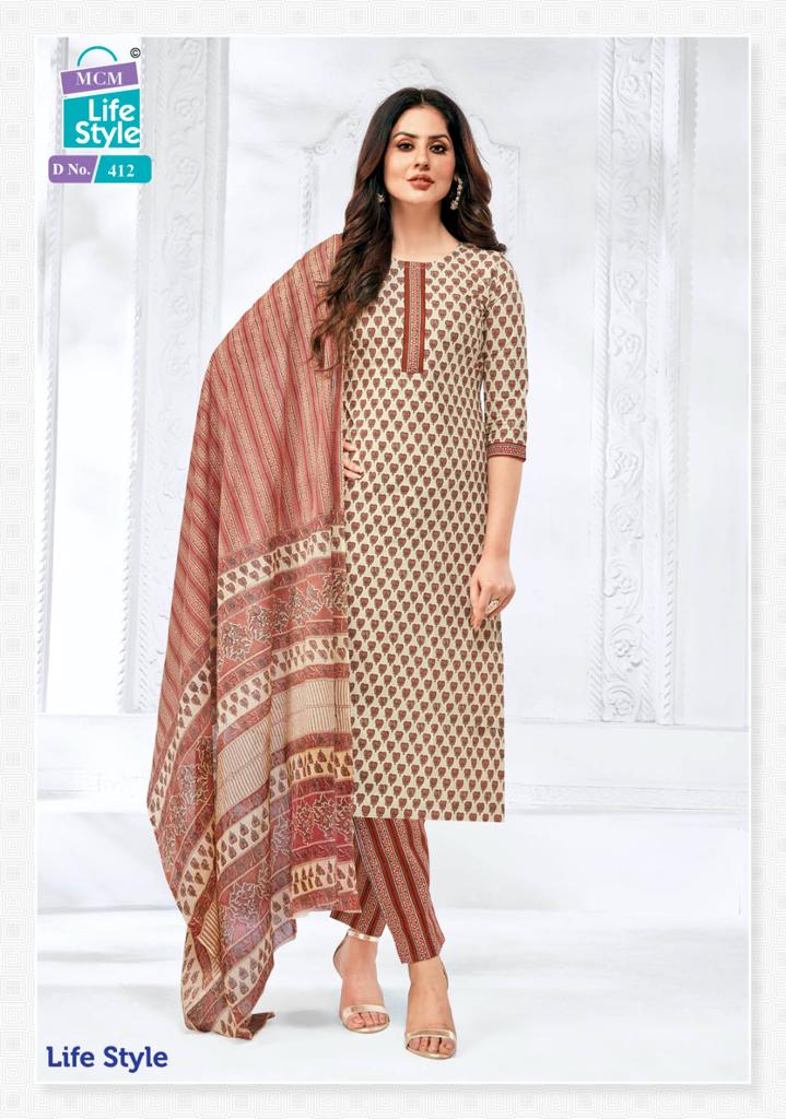 MCM LIFESTYLE VOL 4 COTTON PRINTED FANCY KURTI