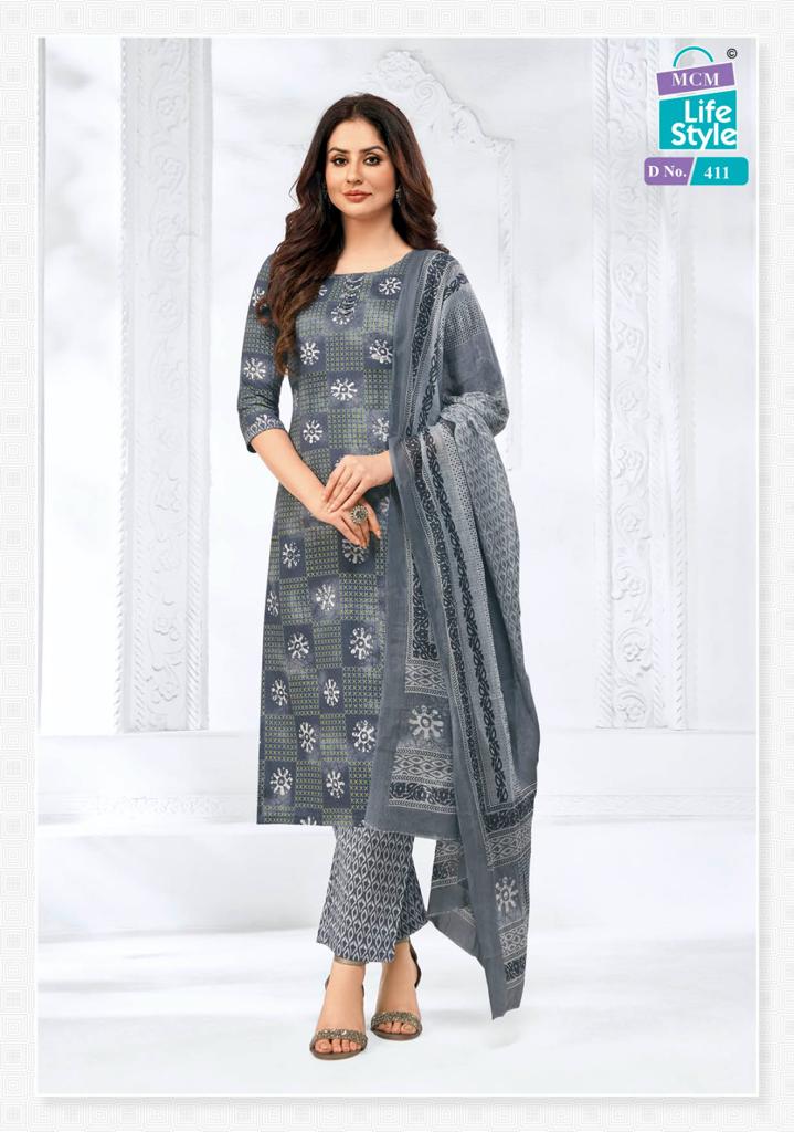 MCM LIFESTYLE VOL 4 COTTON PRINTED FANCY KURTI
