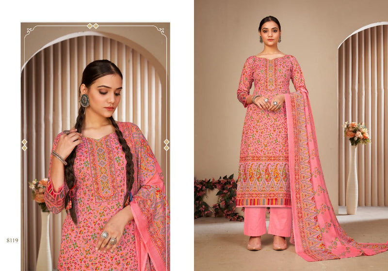 Lokesh Kasturi Soft Cotton Jacquard Style Printed Designer Salwar Kameez