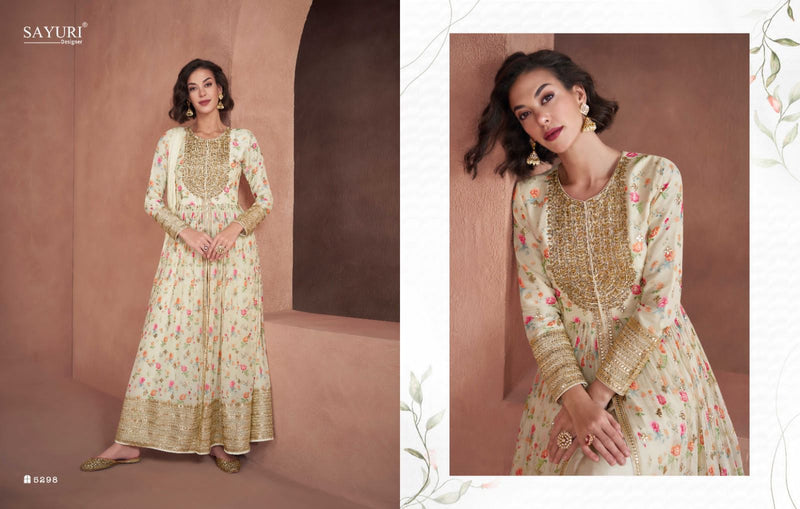 Sayuri Designer Studio Lotus Real Georgette Heavy Designer Party Wear Suit Collection