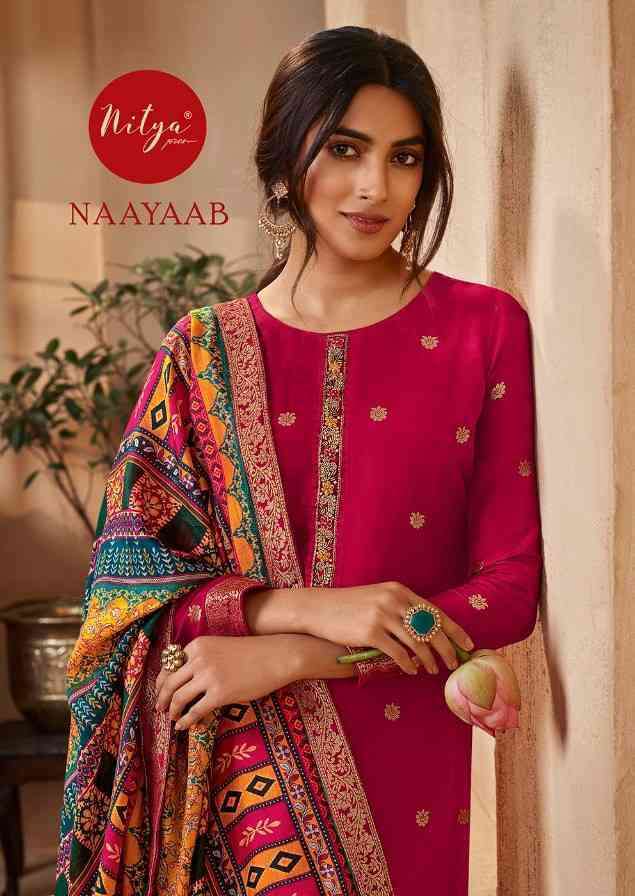Lt Nitya Nayab Dola Jacquard With Fancy Hand Work Designer Traditional Wear Suits