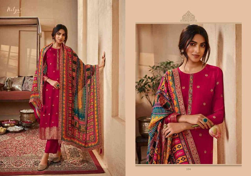 Lt Nitya Nayab Dola Jacquard With Fancy Hand Work Designer Traditional Wear Suits