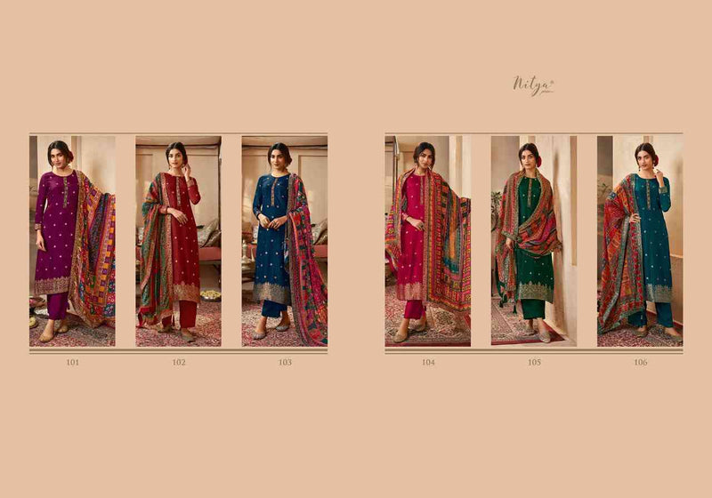 Lt Nitya Nayab Dola Jacquard With Fancy Hand Work Designer Traditional Wear Suits