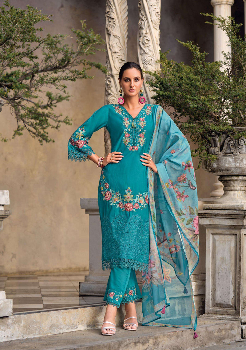 Lady Leela Vara Pure Viscose Handwork Fancy Designer Wear Kurti