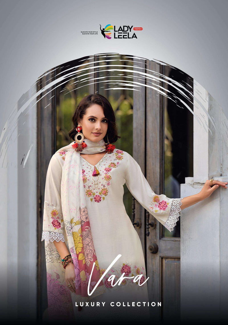 Lady Leela Vara Pure Viscose Handwork Fancy Designer Wear Kurti