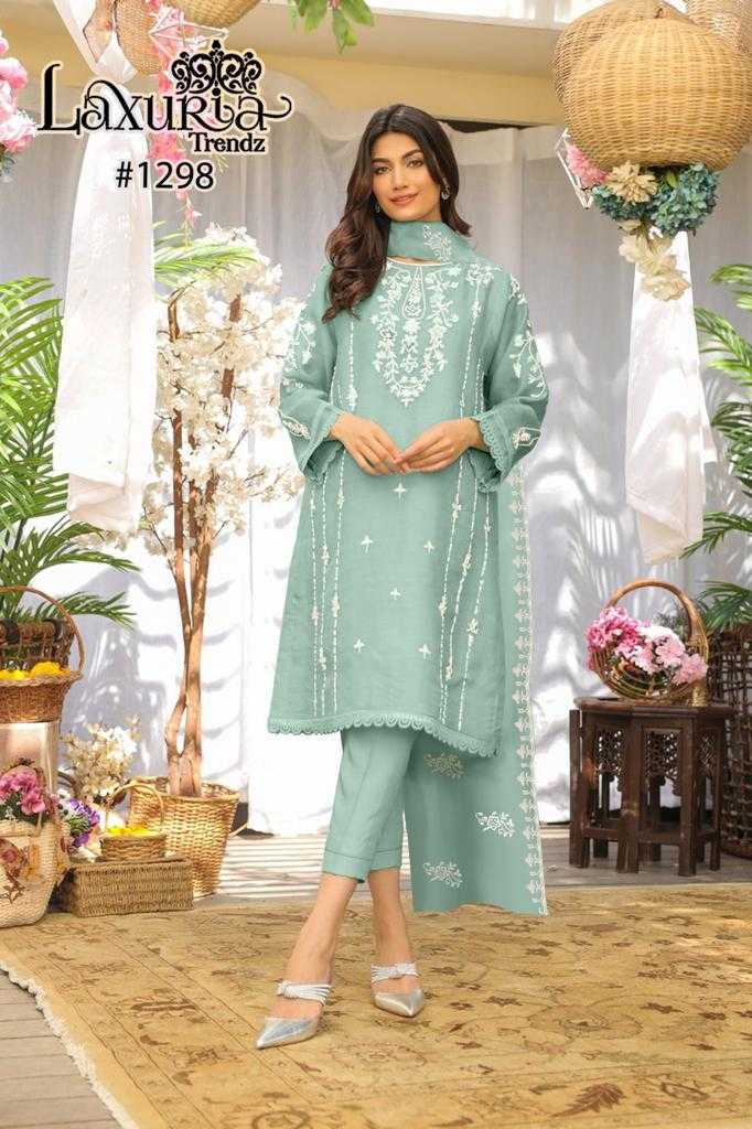 Laxuria Trendz 1298 Faux Georgette Stylish Handwork Pret Kurti
