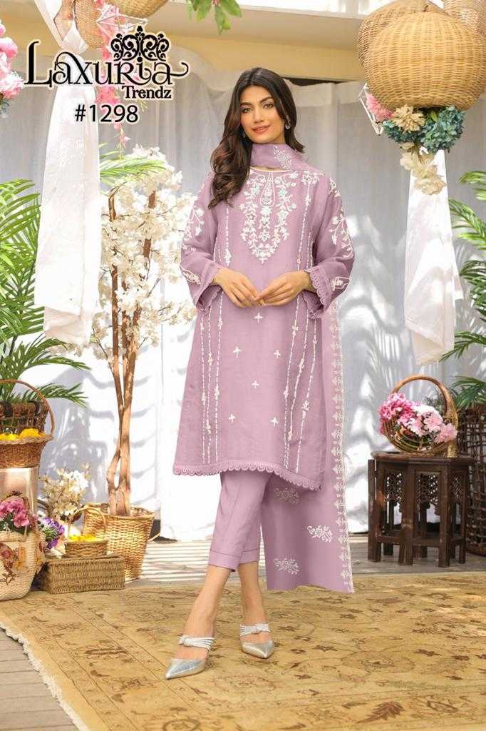 Laxuria Trendz 1298 Faux Georgette Stylish Handwork Pret Kurti
