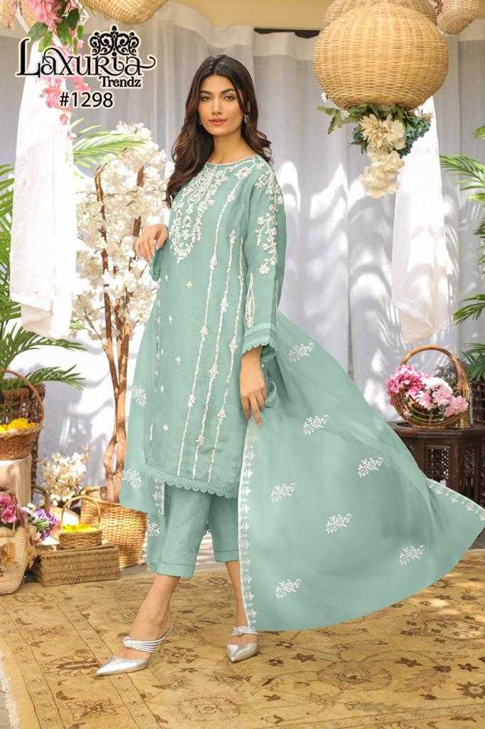 Laxuria Trendz 1298 Faux Georgette Stylish Handwork Pret Kurti
