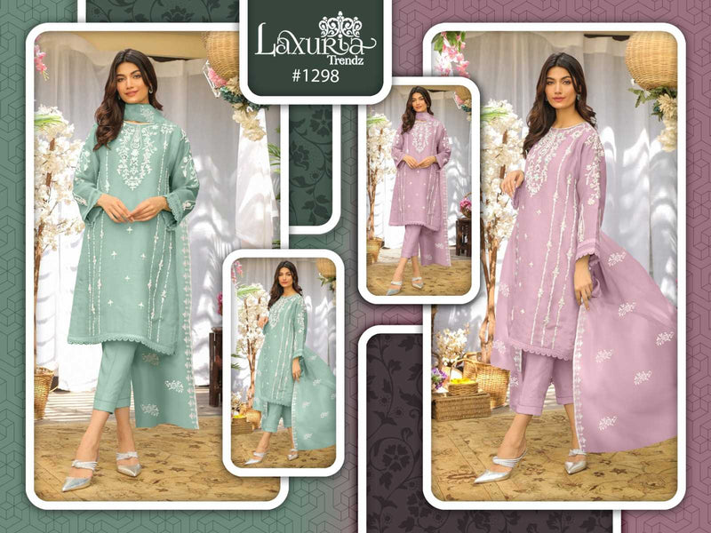 Laxuria Trendz 1298 Faux Georgette Stylish Handwork Pret Kurti