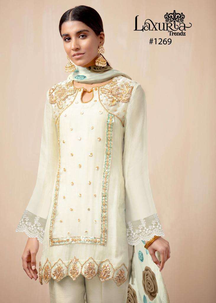 Laxuria Trendz Laxuria 1269 Faux Georgette Digital Print Pakistani Combo Set Of Kurti