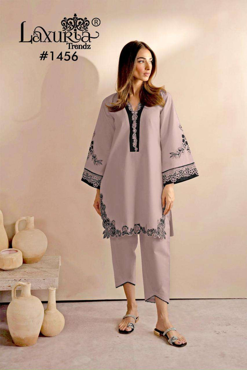 Laxuria Trendz Dno 1456 Pure Jam Satin Designer Pakistani Pret Kurti