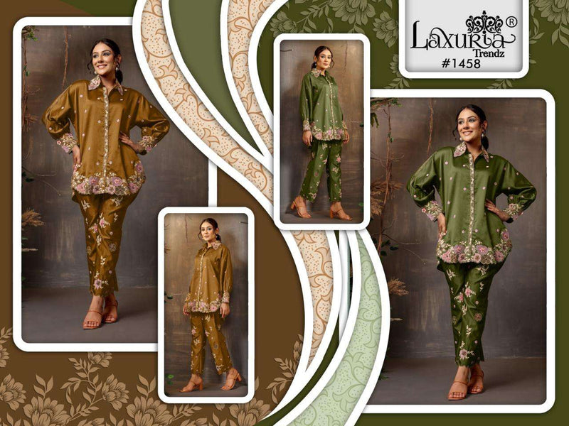 Laxuria Trendz Dno 1458 Jam Satin Gorgeous Designer Pret Kurti