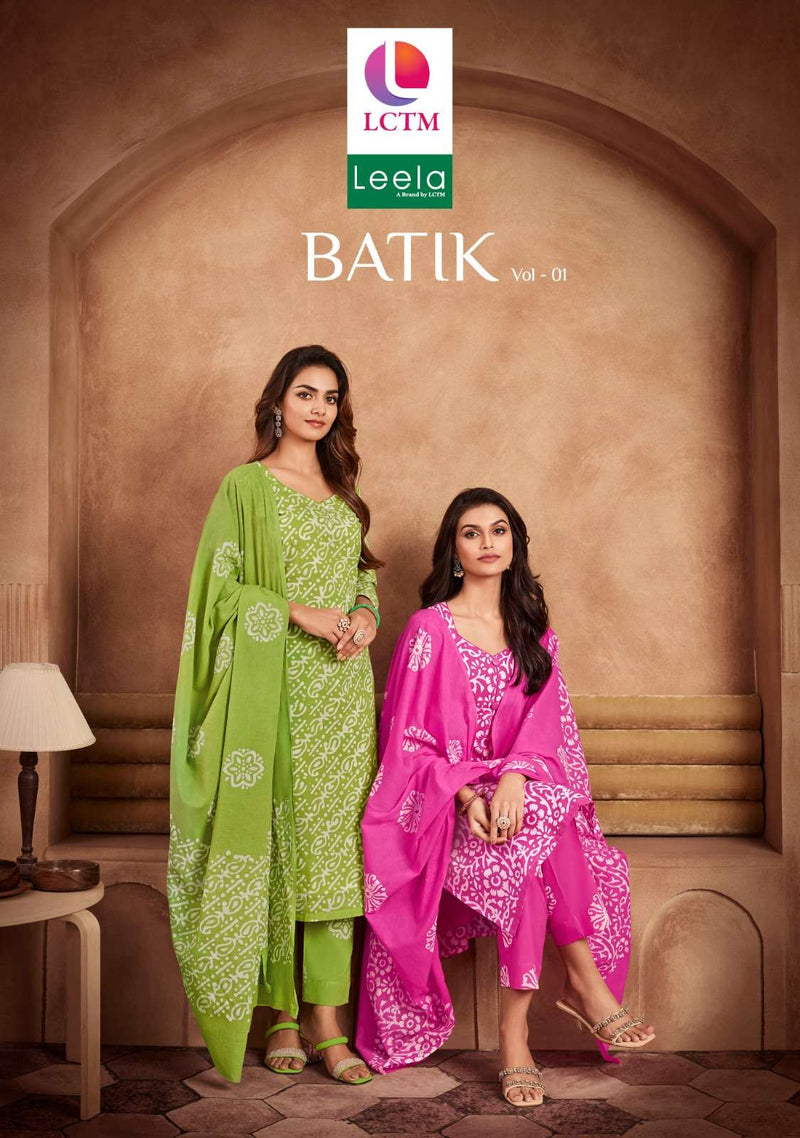 Leela Batik Vol 1 Cambric Cotton Digital Party Wear Salwar Suit
