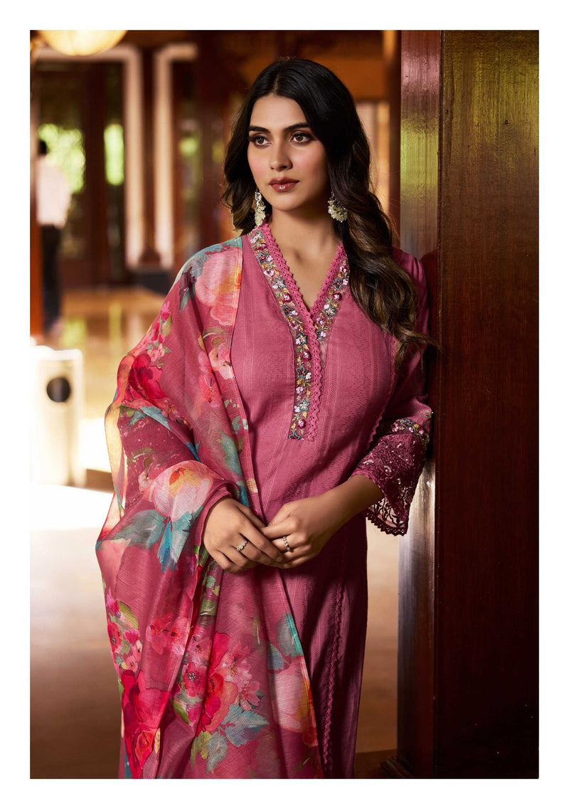 Leela Lady Summer Trends Cotton  Embroidery & Handwork Fancy Designer Combo Set Of Kurti
