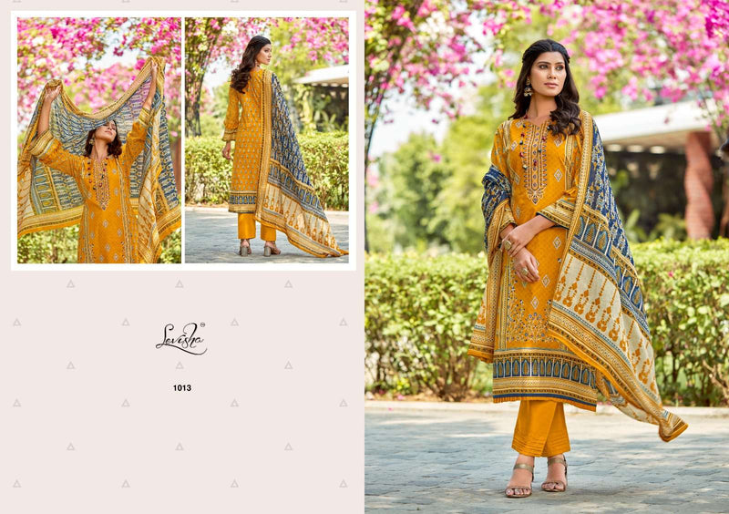 Levisha Sana Samiya Cambric Cotton Fancy Embroidery Work Salwar Suit