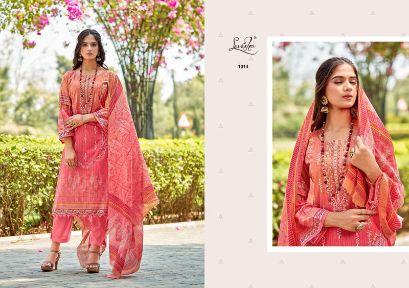 Levisha Sana Samiya Cambric Cotton Fancy Embroidery Work Salwar Suit