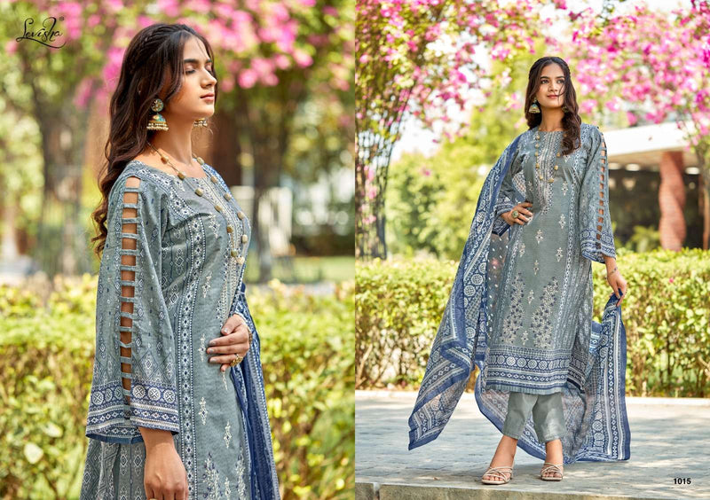 Levisha Sana Samiya Cambric Cotton Fancy Embroidery Work Salwar Suit