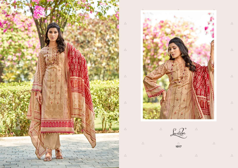 Levisha Sana Samiya Cambric Cotton Fancy Embroidery Work Salwar Suit