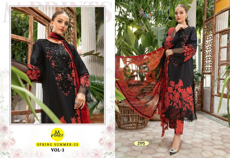 Shree Fabs M Print Spring Summer 23 Vol 3 Cotton Print With Embroidery Work Salwar Kameez