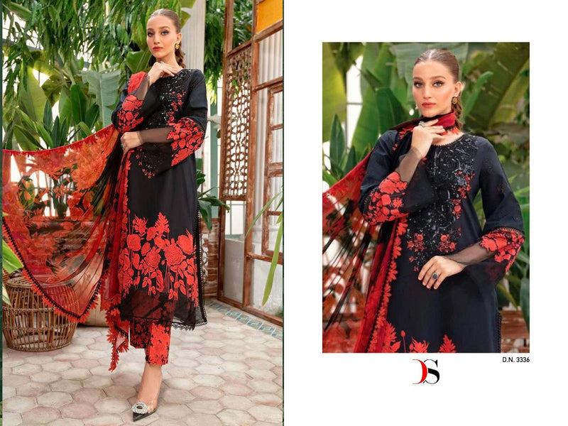Deepsy Suits Maria B M Prints Spring Summer 23 Vol 3 Cotton Heavy Embroidery Patch Work Suits