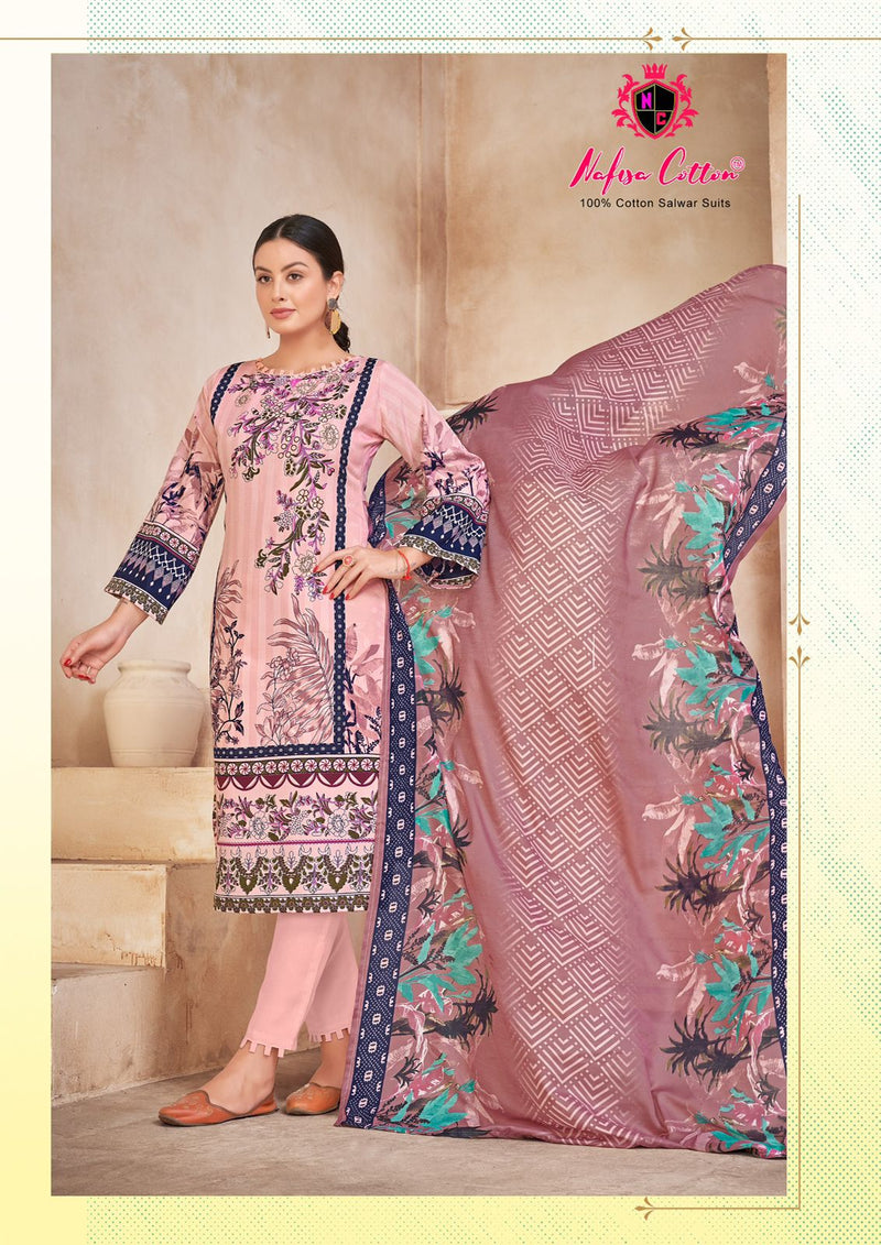 Nafisa Cotton Mahera Karachi Suits Cotton DIgital Printed Salwar Kameez