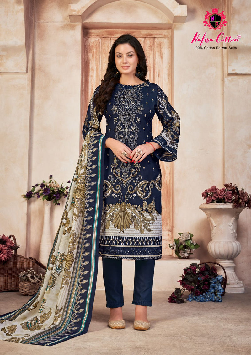 Nafisa Cotton Mahera Karachi Suits Cotton DIgital Printed Salwar Kameez