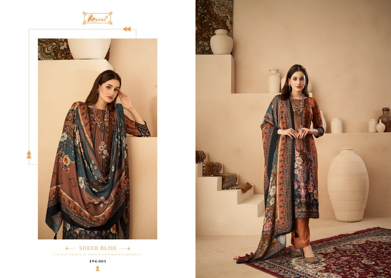 Kesar Mahfuz Pashmina Digital Printed Winter Wear Salwar Suit Collection