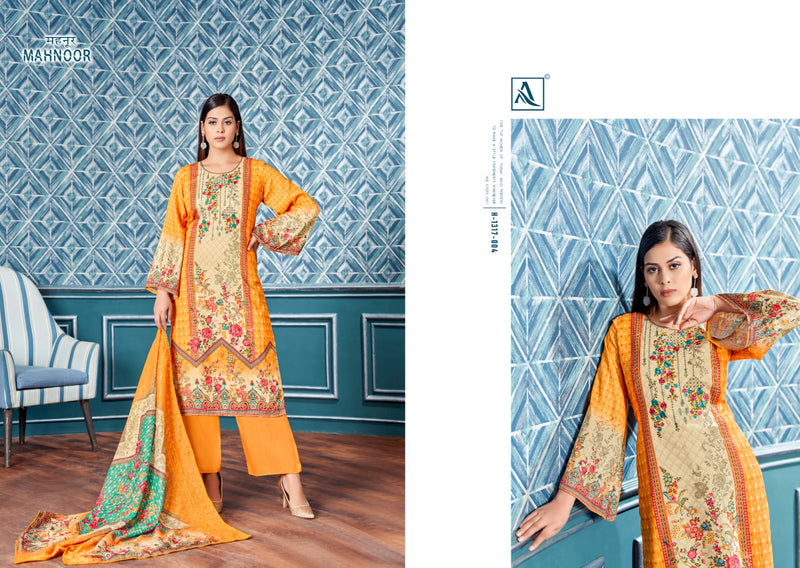 Alok Suits Mahnoor Jam Cotton With Fancy Embroidery & Swarovski Diamond Work Suits