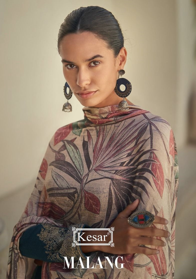 Kesar Malang Pashmina Pure Designer Exclusive Winter Wear Suit Collection