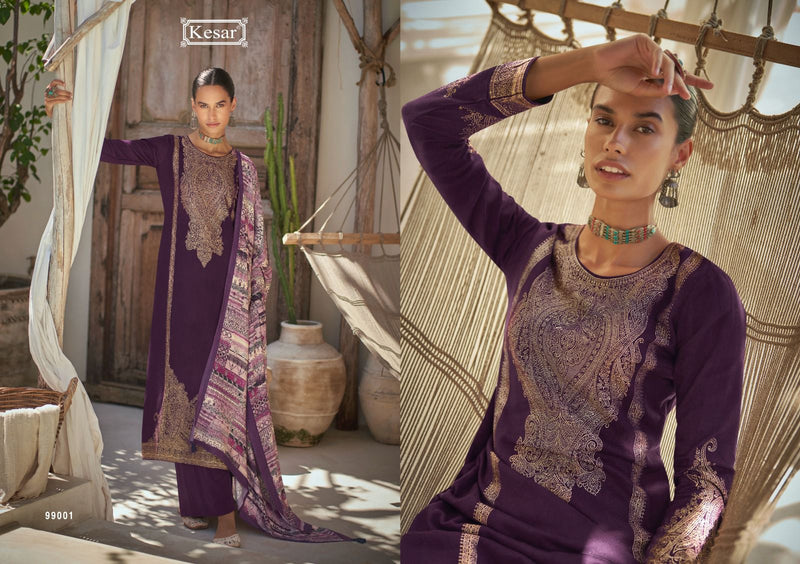 Kesar Malang Pashmina Pure Designer Exclusive Winter Wear Suit Collection