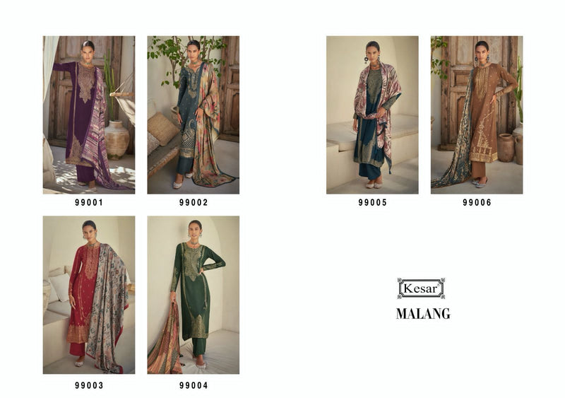 Kesar Malang Pashmina Pure Designer Exclusive Winter Wear Suit Collection