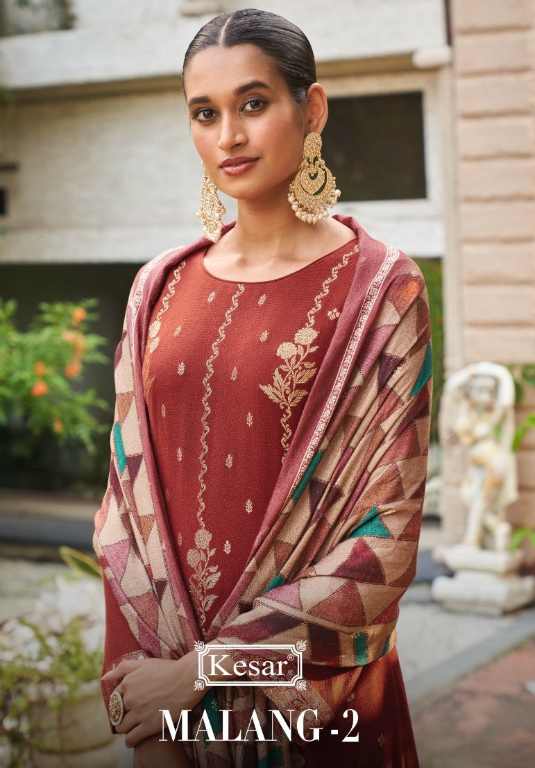 Kesar Malang Vol 2 Pashmina Jacqard Embroidery Designer Suit Collection
